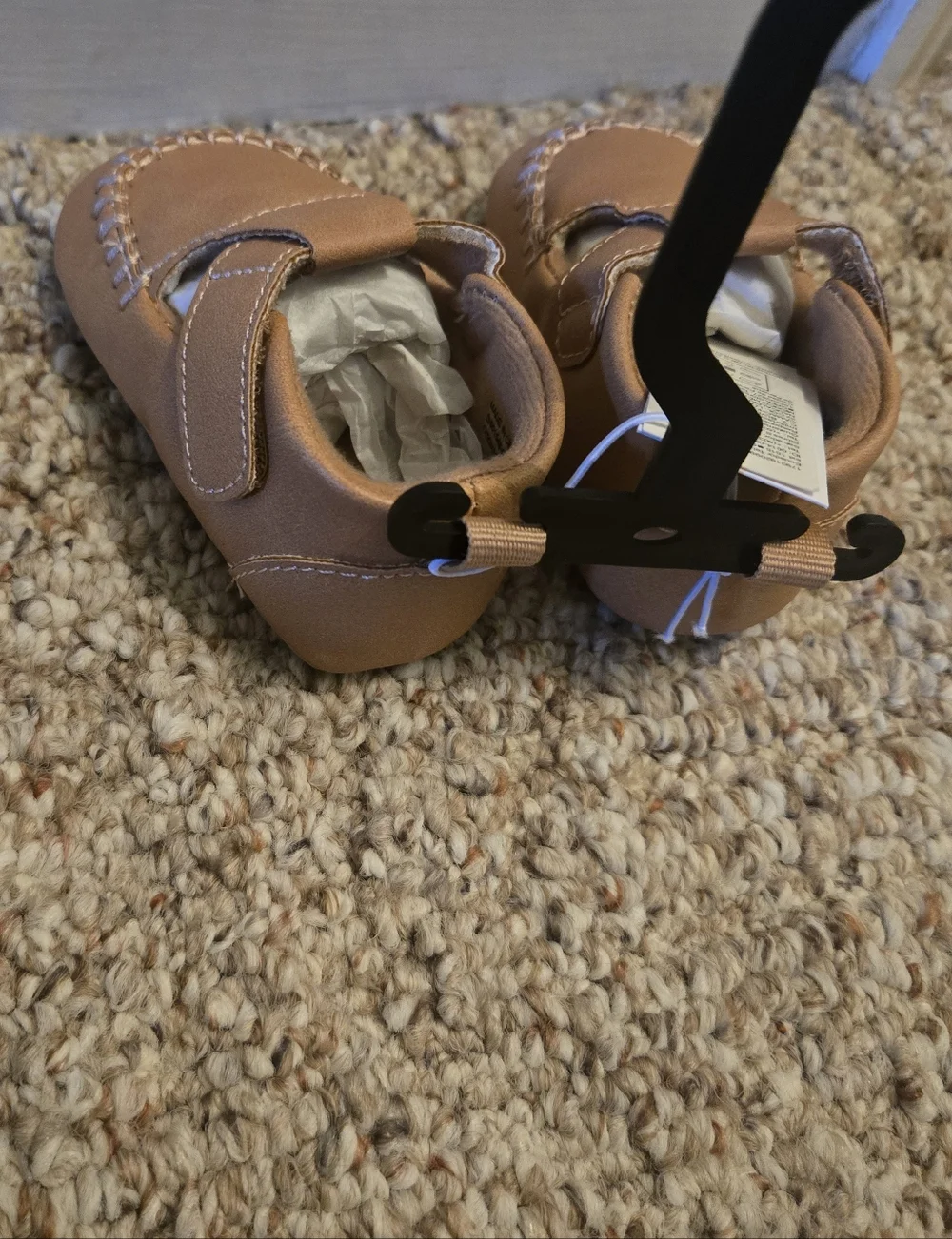 Old Navy Faux Leather Moccasins For Baby
